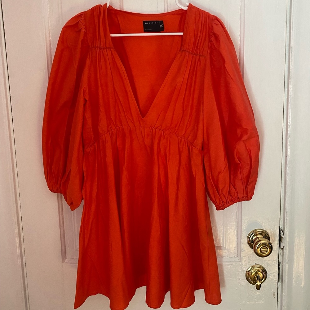 ASOS Puff Sleeved Mini-Dress